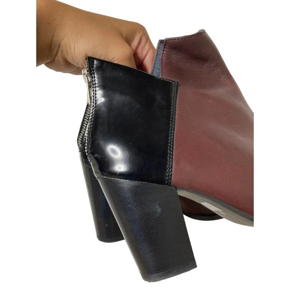 Seychelles leather color block booties sz 8 - Picture 7 of 13